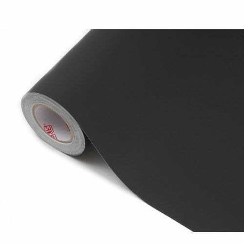 SELF ADHESIVE HARD WEARING VINYL BLACK SAMPLE ONLY